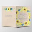 Rustic Sunflower Wedding Order of Service Booklet additional 2