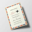 Vintage Airmail Wedding Order of Service Booklet additional 1