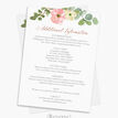 Blush Pink Flowers Wedding Invitation additional 2