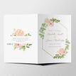 Blush Pink Flowers Wedding Order of Service Booklet additional 2