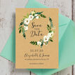 Cream Flowers Wedding Save the Date additional 3