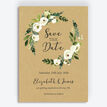 Cream Flowers Wedding Save the Date additional 1