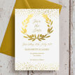 Golden Olive Wreath Wedding Save the Date additional 2