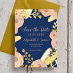 Navy, Blush & Gold Wedding Save the Date additional 2