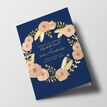 Navy, Blush & Gold Wedding Order of Service Booklet additional 1
