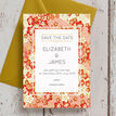 Origami Floral Wedding Save the Date additional 4