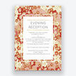Origami Floral Evening Reception Invitation additional 1