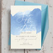 Pastel Blue Watercolour Wedding Save the Date additional 3