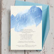 Pastel Blue Watercolour Wedding Invitation additional 4