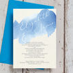 Pastel Blue Watercolour Wedding Invitation additional 5