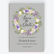 Pastel Lilac Flowers Wedding Save the Date additional 1