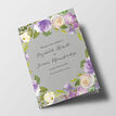 Pastel Lilac Flowers Wedding Order of Service Booklet additional 1