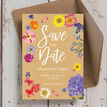 Pressed Flowers Wedding Save the Date additional 3