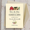 Rustic Farm Wedding Save the Date additional 3