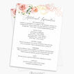 White, Blush & Rose Gold Floral Wedding Invitation additional 2