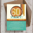 Retro 1960s 60th Birthday Party Invitation additional 1