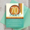 Retro 1970s 30th Birthday Party Invitation additional 2