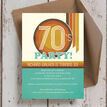 Retro 1970s 30th Birthday Party Invitation additional 1