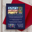Gaming Themed Birthday Party Invitation additional 2