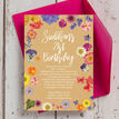 Pressed Flowers 21st Birthday Party Invitation additional 1