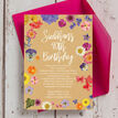 Pressed Flowers 40th Birthday Party Invitation additional 1