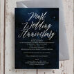 Starry Night 30th / Pearl Wedding Anniversary Invitation additional 2