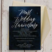 Starry Night 30th / Pearl Wedding Anniversary Invitation additional 1