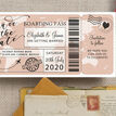 Boarding Pass Wedding Save The Date additional 3