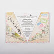 Pastel Coloured Airmail Paper Airplane Wedding Invitation additional 4