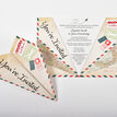 Italian Airmail Paper Airplane Wedding Invitation additional 1