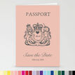 Passport Travel Themed Wedding Save The Date additional 1