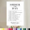 Modern Minimalist Wedding Order of the Day Sign additional 3