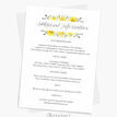 Yellow Floral Wedding Invitation additional 2