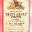Teddy Bears' Picnic Kids Party Invitation additional 6