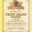 Teddy Bears' Picnic Kids Party Invitation additional 7