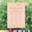 Gold Dust Wedding Table Seating Plan additional 2