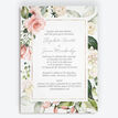 Blush & Gold Geometric Floral Wedding Invitation additional 1