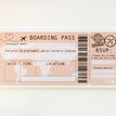 Pack of 10 Ready To Write Boarding Pass Wedding Invitations additional 2
