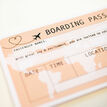 Pack of 10 Ready To Write Boarding Pass Wedding Invitations additional 3