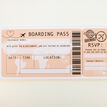 Pack of 10 Ready To Write Boarding Pass Wedding Invitations additional 6