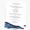 Navy Blue & Silver Watercolour Agate Wedding Invitation additional 2