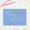 Calligraphy Style 'Be My Bridesmaid' Cards additional 3