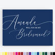 Calligraphy Style 'Be My Bridesmaid' Cards additional 1