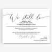 'We Still Do, We Still Will' Wedding Postponement Card additional 1