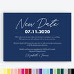 'New Date' Wedding Postponement Card additional 4
