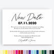 'New Date' Wedding Postponement Card additional 1
