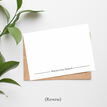 Pack of 10 Personalised 'Watercolour Leaves' Note Cards additional 2