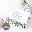 Pack of 10 Personalised 'Succulents' Note Cards additional 1