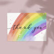 Pack of 10 Rainbow Note Cards / Thank You Cards additional 1
