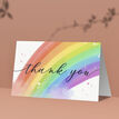 Single Rainbow Note Card / Thank You Card additional 4